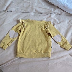 Bella’s Babes + co 6-12m heart flutter sleeve sweater